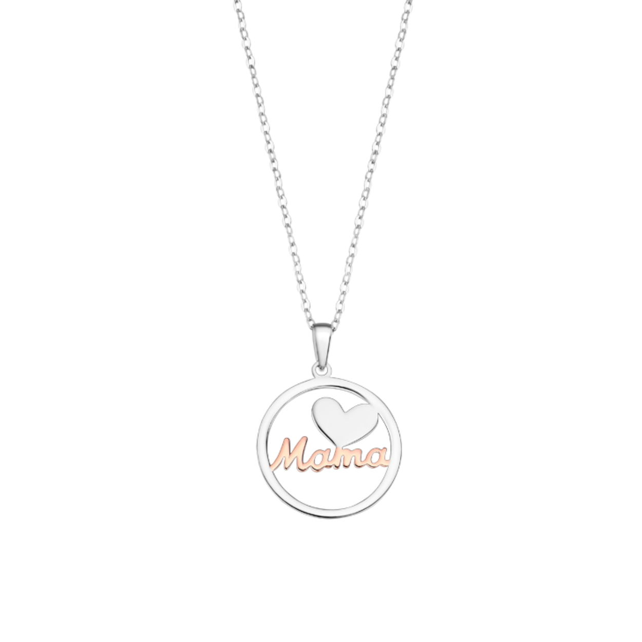 Zilveren ketting mama lotus silver