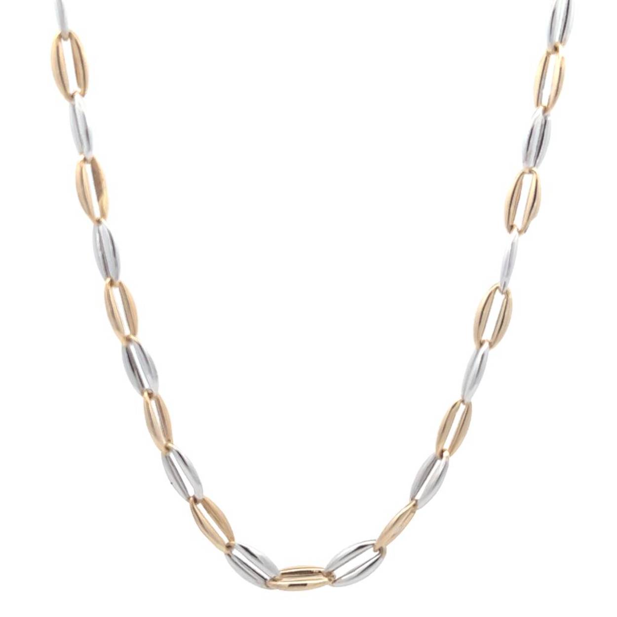 Femme Adoree collier bicolor goud 18k