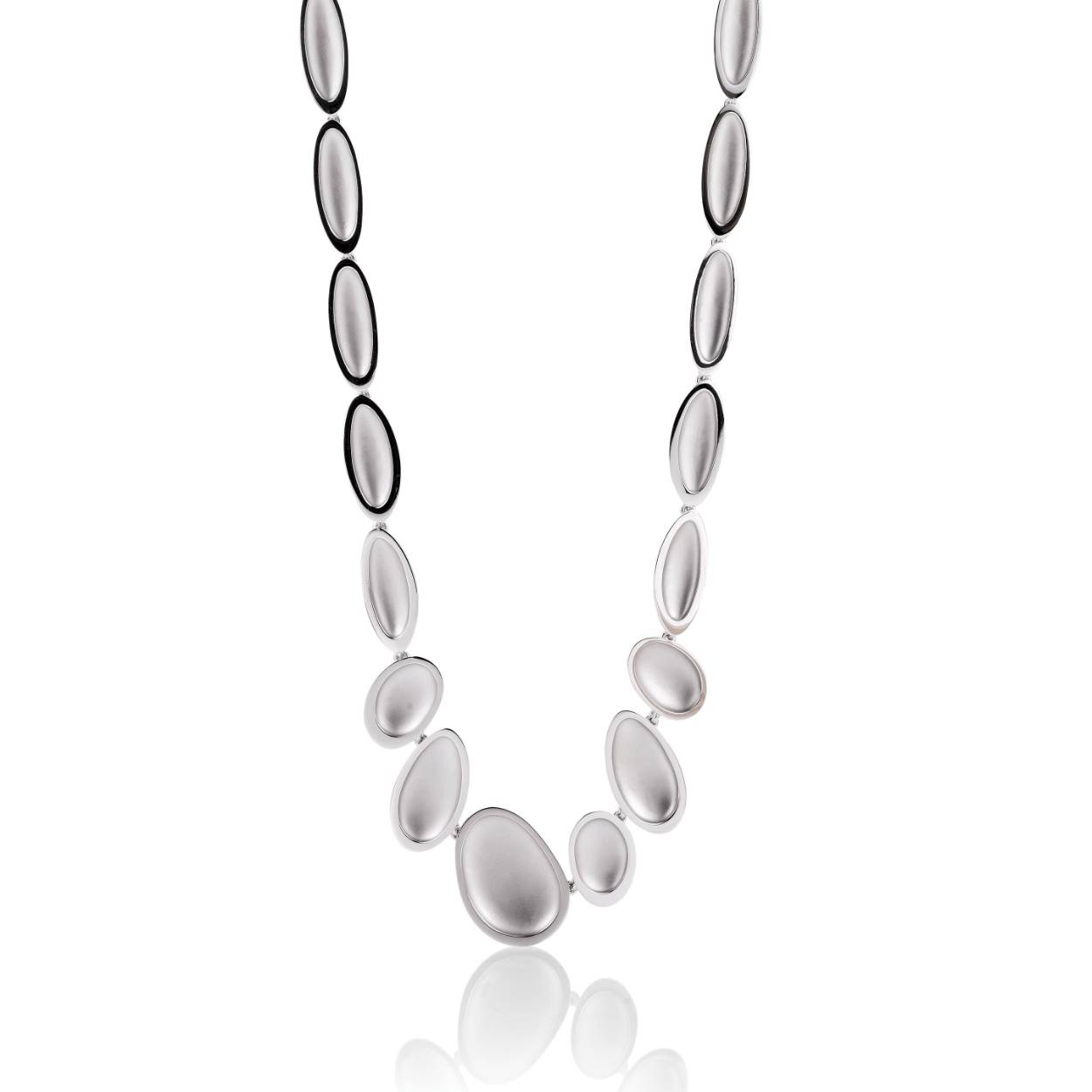 zilveren collier