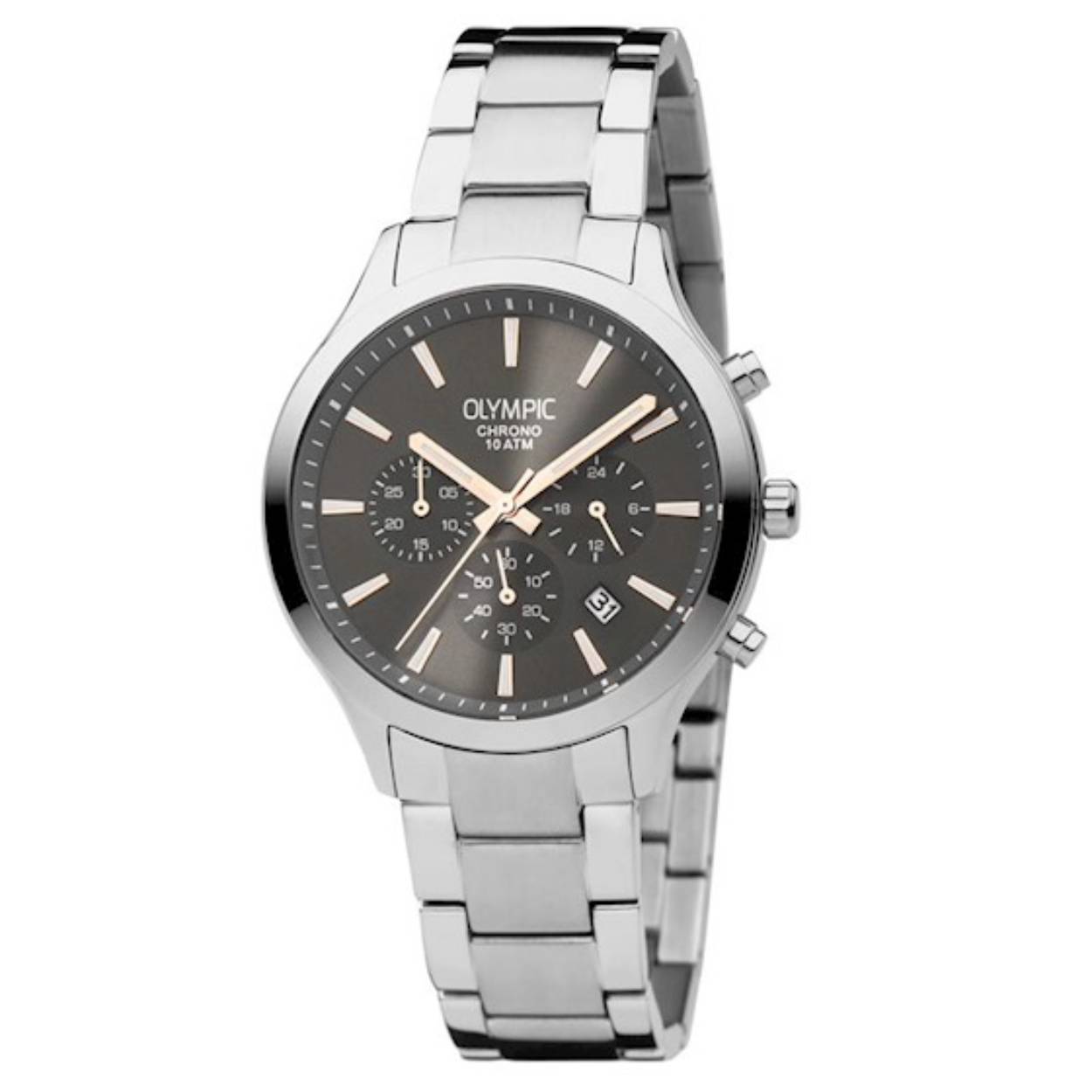 Sportief en functioneel! Zo laat de OL88HSS005 uit de Monza serie zich het beste omschrijven. Deze chronograaf is voorzien van bruine wijzerplaat en heeft een diameter van 42 mm, datum functie en is daarnaast ook is 10 ATM. Tot slot heeft dit accessoire een luxe uitstraling en past bij elke outfit en iedere gelegenheid!

Specificaties
– OL88HSS005
– Mineraalglas
– Ronde horlogekast
– Diameter 42 mm
– Bruine wijzerplaat
– Edelstalen horlogeband
– 10 ATM

Dit horloge is bestand tegen watersporten, zoals zwemmen, duiken in het zwembad en snorkelen.