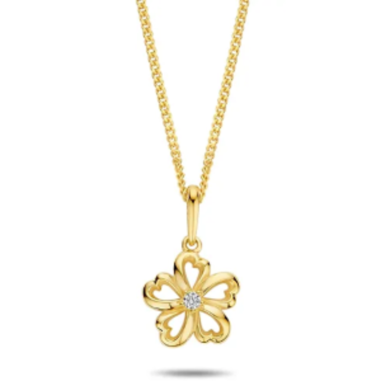 goud bloem zirkonia