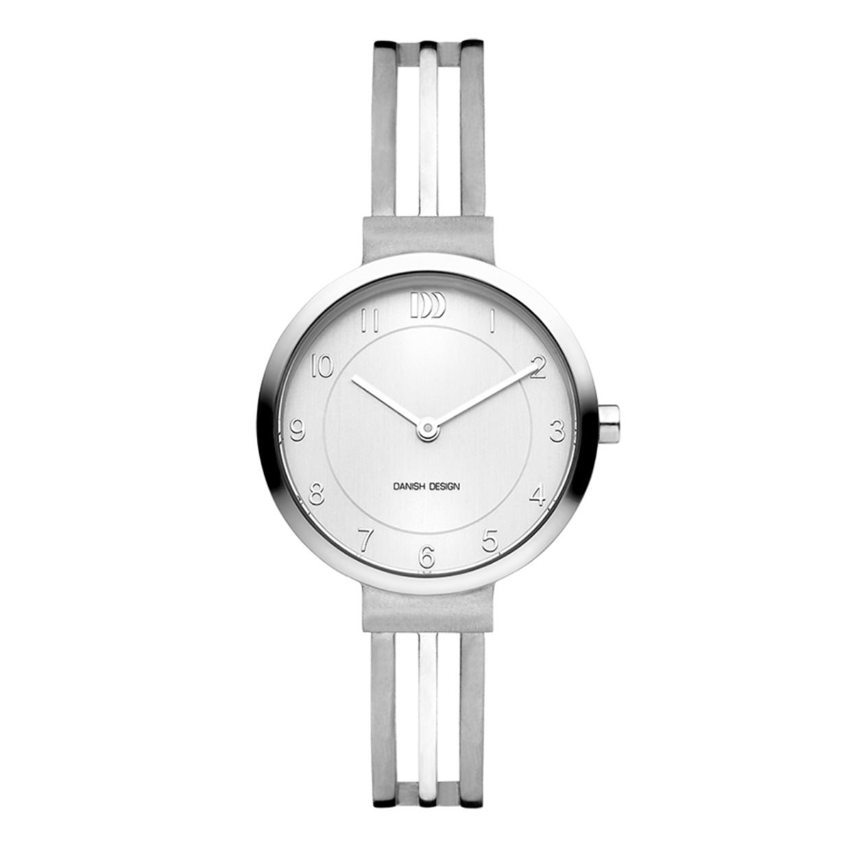 Danish Design dames horloge IV72Q1277
Stalen kast met zilverkleurige wijzerplaat
Stalen schakel band
3 ATM waterdicht