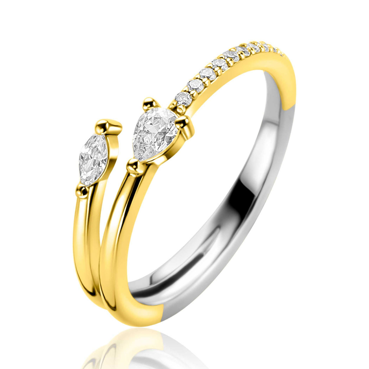 Zinzi zlv ring gg verguld
