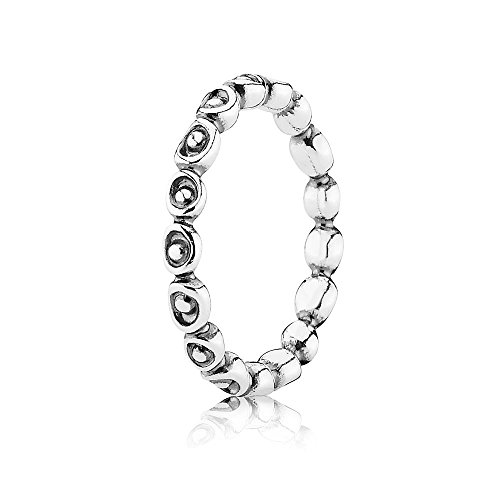 ring zilver  met rondjes