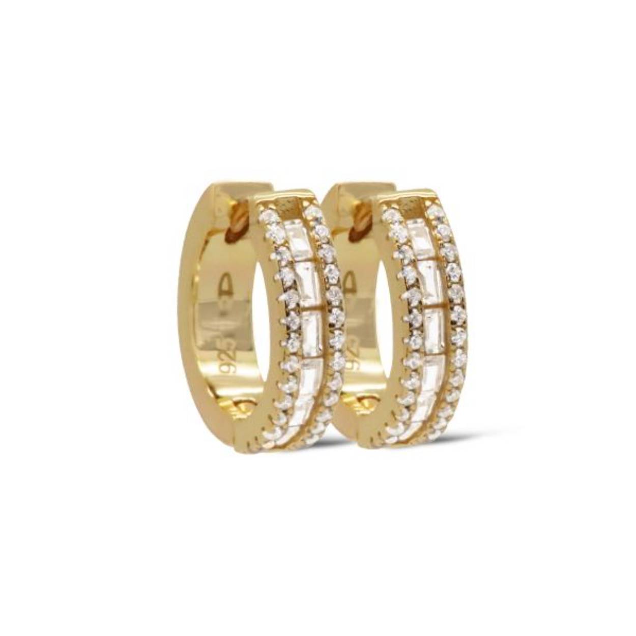 H448 Karma | Hinged Hoops JULIA | 14MM | Zirkonia