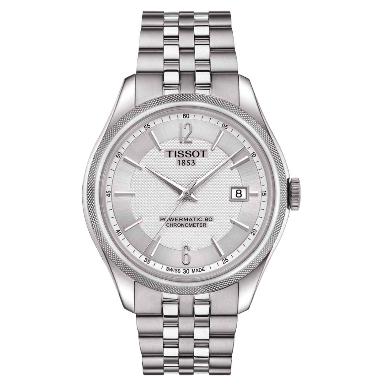 Tissot - Ballade Powermatic 80 Cosc staal heren brac.met saffierglas