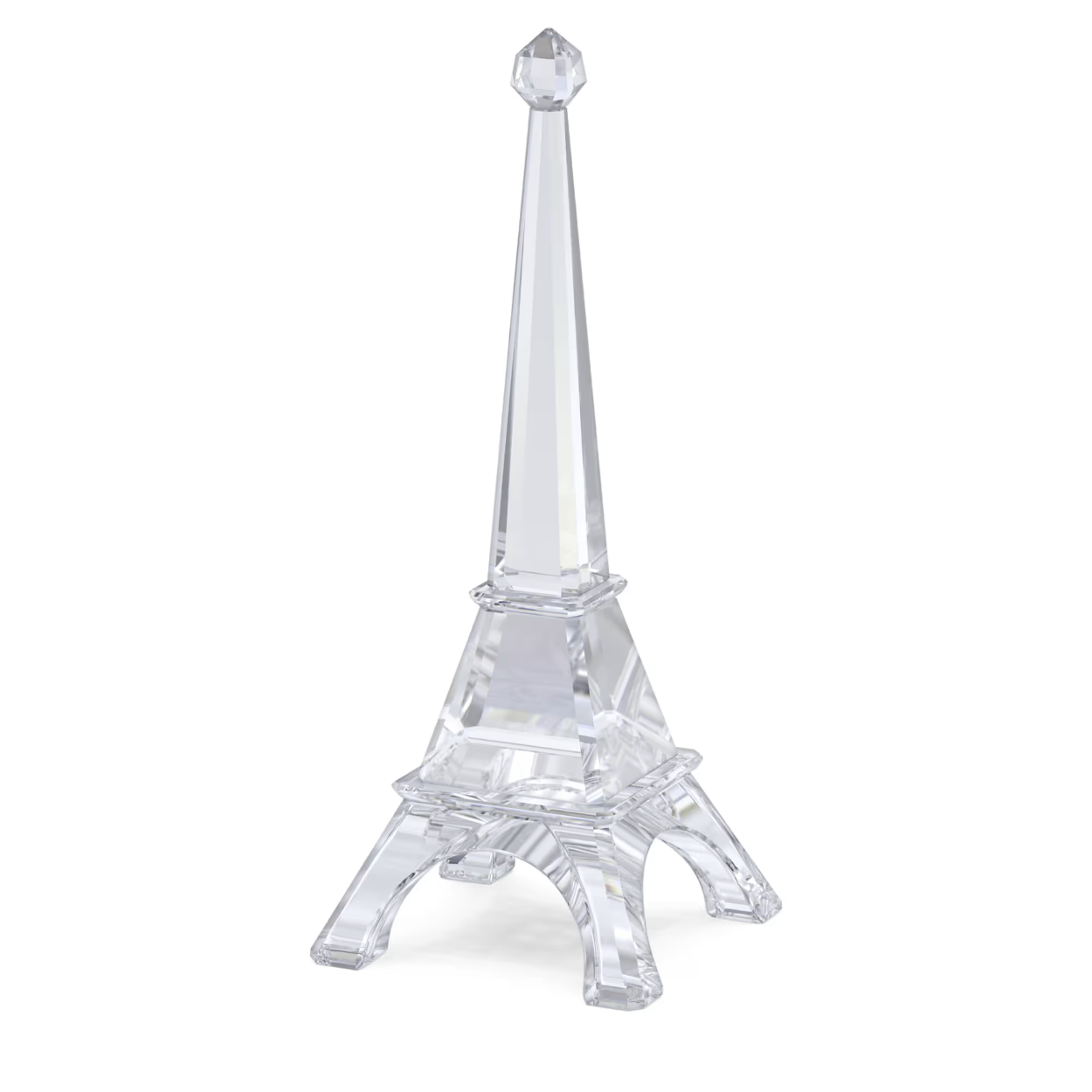 Deze oplichtende Eiffeltoren viert de stad van het licht met een eerbetoon aan het meest iconische herkenningspunt in Parijs. Het heldere ontwerp is voorzien van 191 kristallen facetten en is een waarheidsgetrouwe weergave van de adembenemende constructie, die werd opgetrokken in 1889. Een perfecte manier om romantiek in huis te halen. Decoratief voorwerp. Geen speelgoed. Niet geschikt voor kinderen jonger dan 15 jaar.