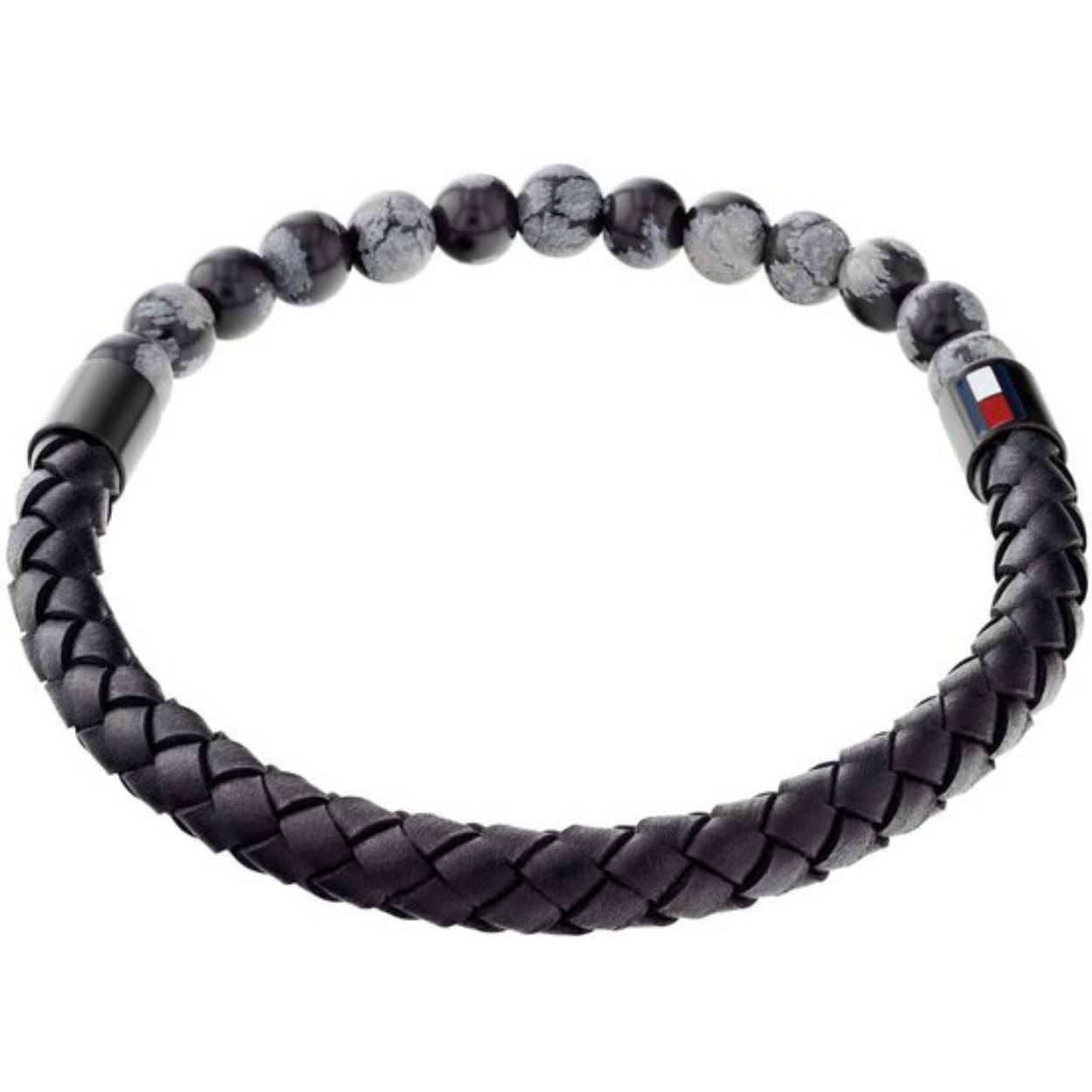 
- Armband gemaakt van leer, in de kleur zwart
- De lengte van deze armband is 22 cm