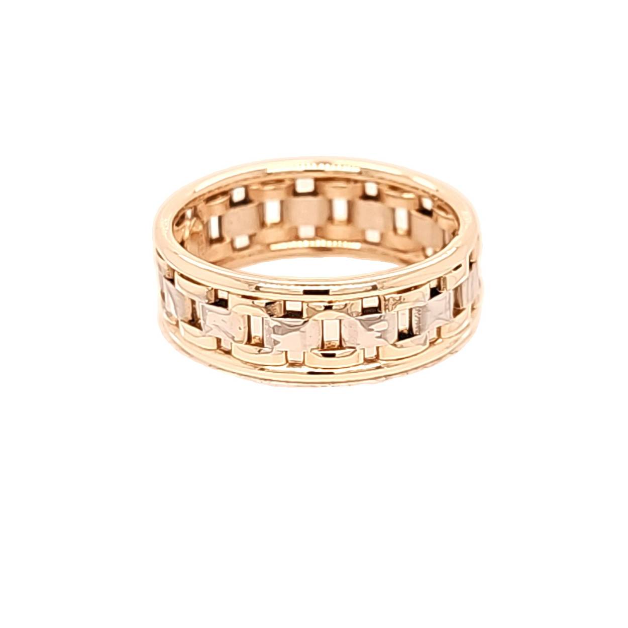 geelgouden ring met motief