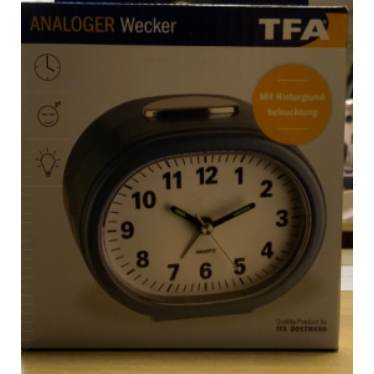 Wekker TFA analoog