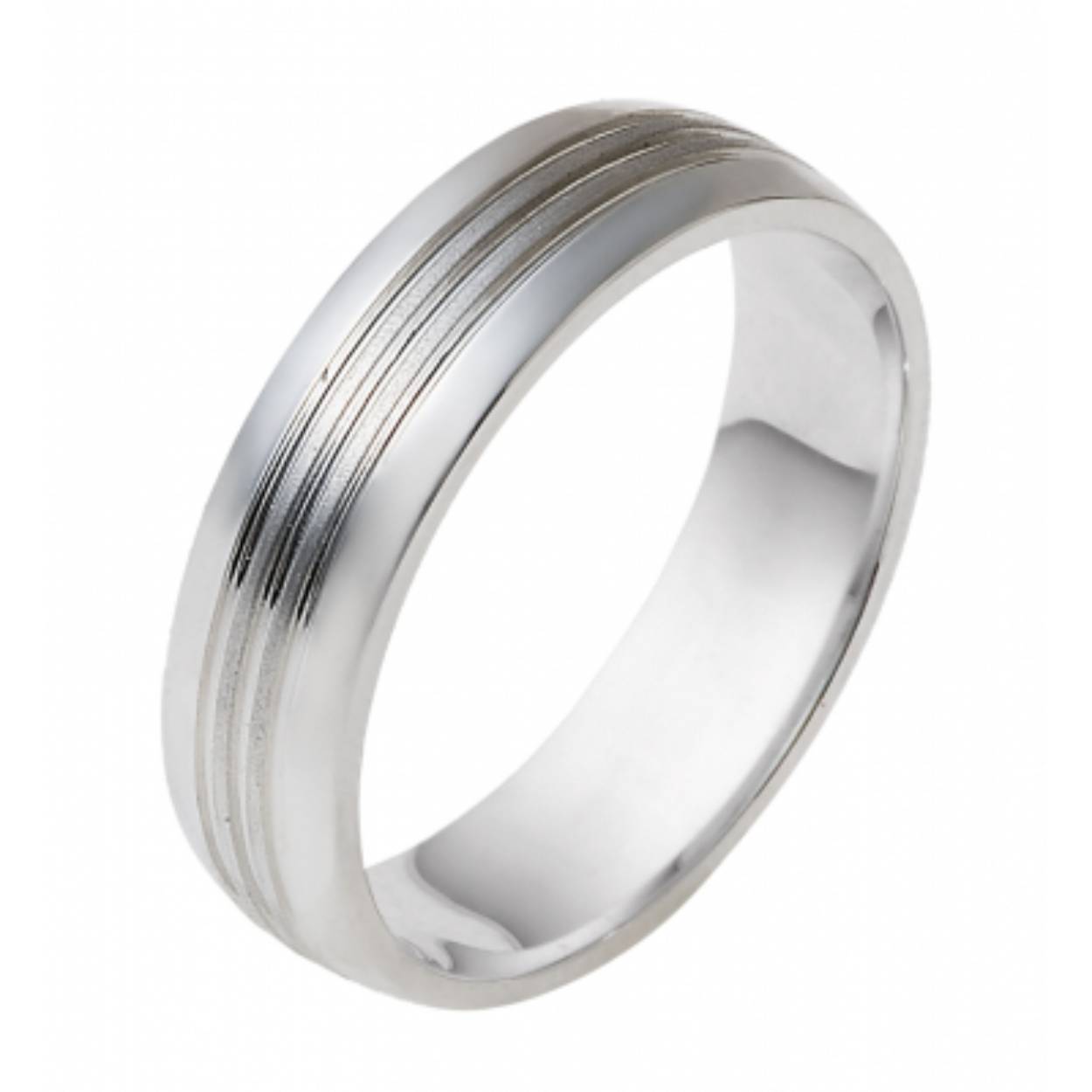 585 witgouden trouwringen mat/glimmend. leverbaar in 5 en 7 mm. De damesring heeft geen diamant
Prijs is op aan vraag