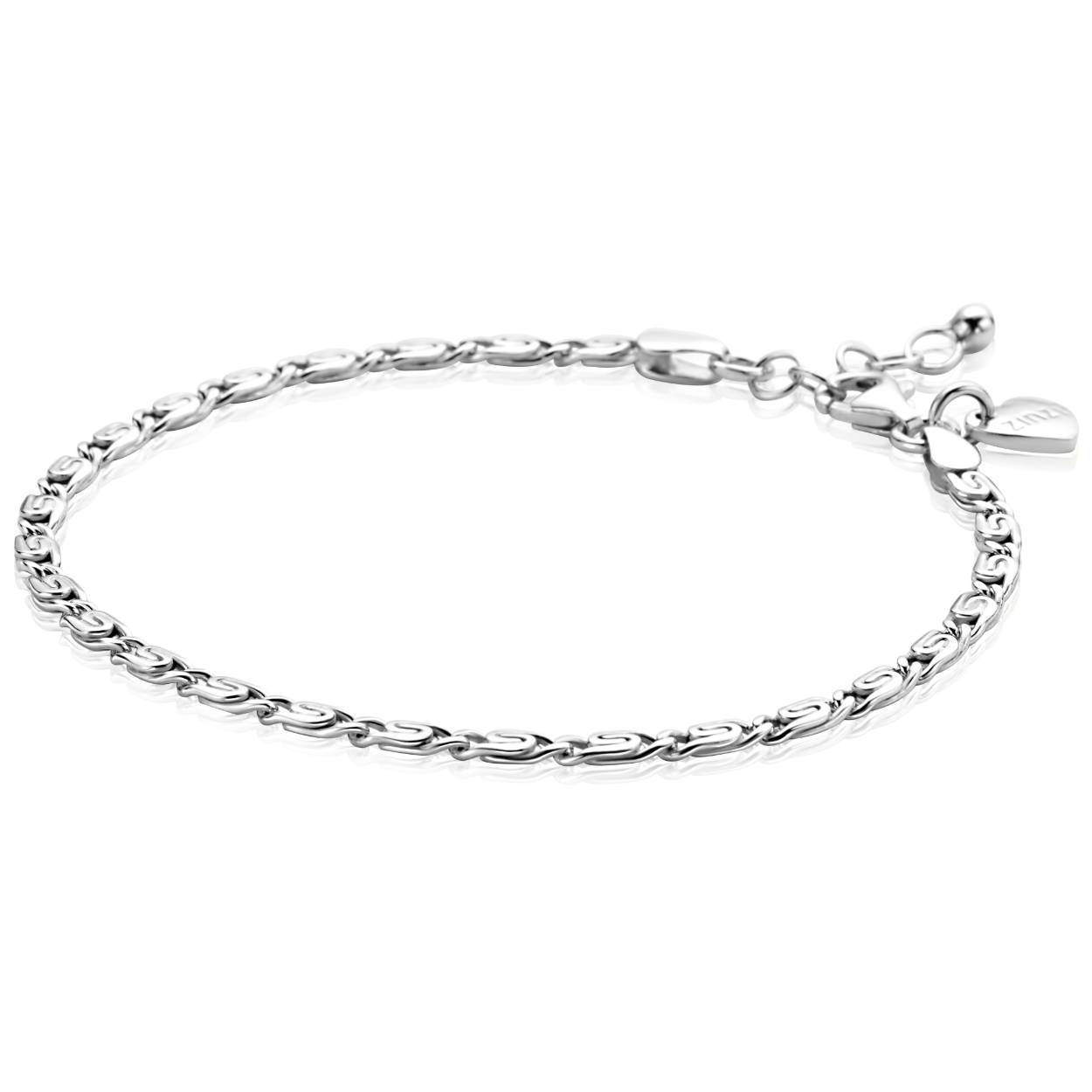 zilveren zinzi schakel armband