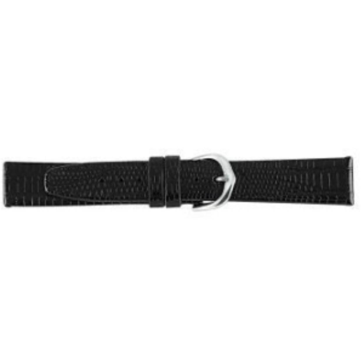 Horlogeband leder 227 zwart 14mm