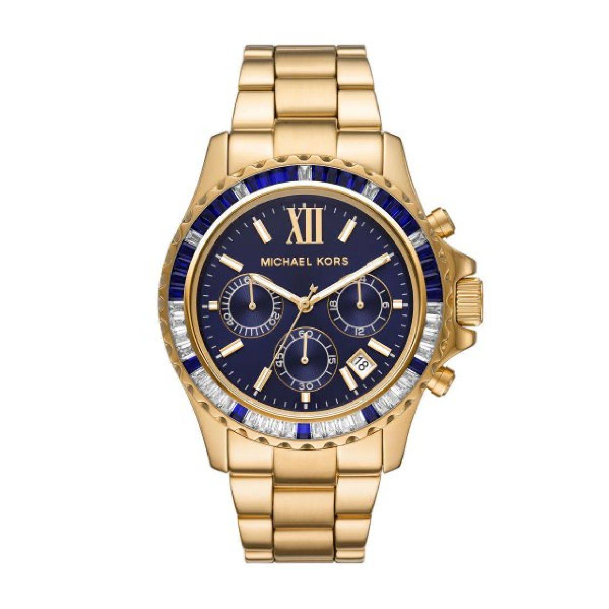 Dit dameshorloge is van het merk Michael Kors. Het is een chrono horloge met een band gemaakt van edelstaal. De diameter van de kast is 42 mm.
De verdere specificaties van het horloge zijn als volgt:
Bandbreedte (mm): 22
Kastmateriaal: edelstaal
Techniek: quartz