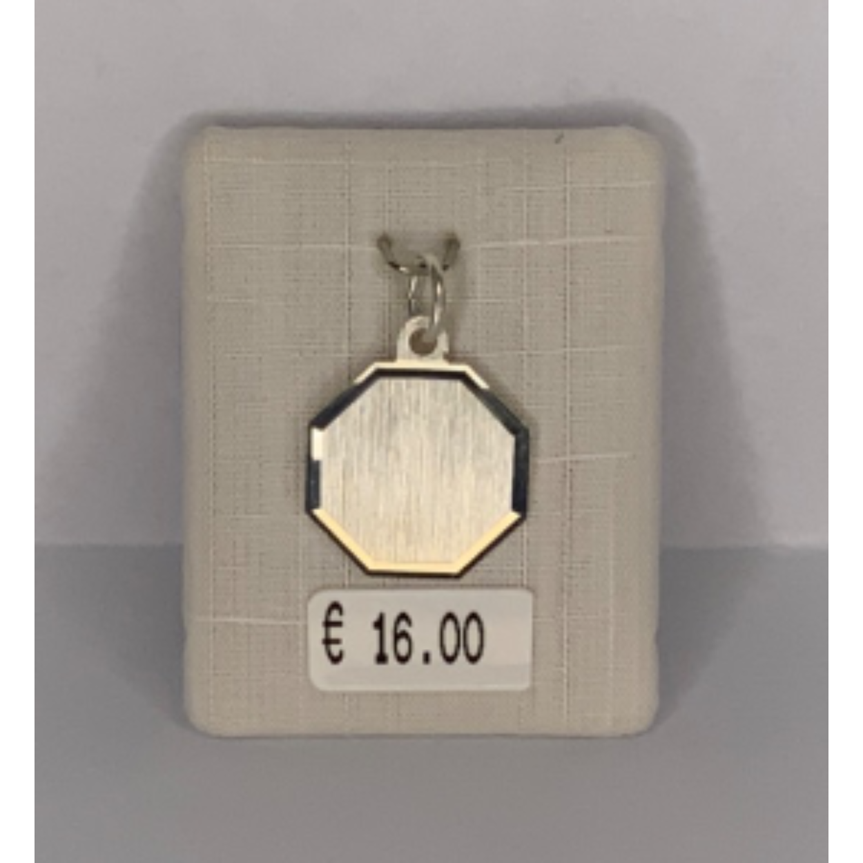 Zilver graveerplaatje 
