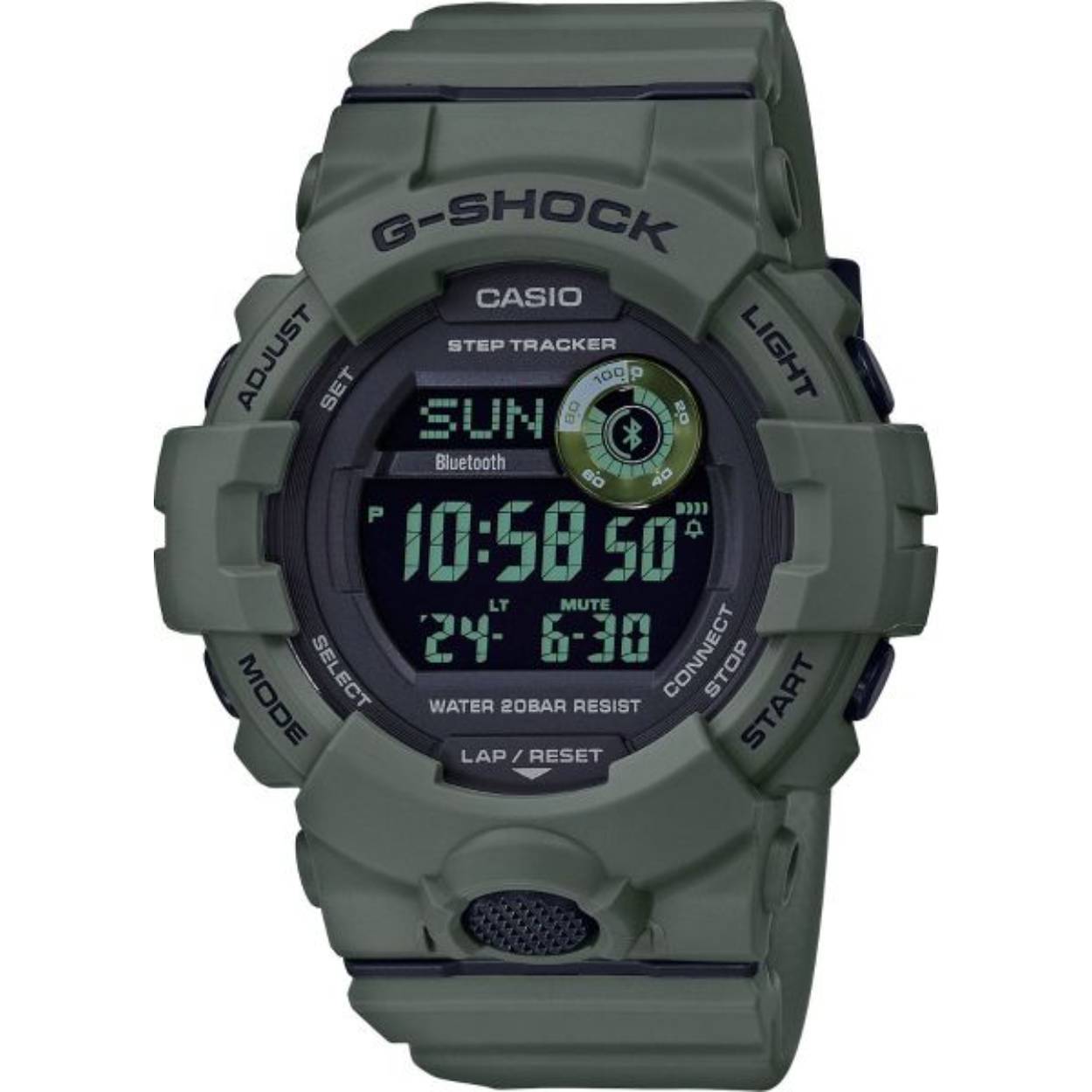 De Casio G-Shock GBD-800UC-3ER horloge is een robuuste en stijlvolle keuze. Met zijn groene plastic/siliconen kast en band is hij ideaal voor dagelijks gebruik. Waterdicht tot 20 bar en voorzien van een digitale weergave, quartz uurwerk en datumfunctie. Het beste gedragen om de pols bij dagelijkse activiteiten, sport of casual evenementen. Nickelvrij voor comfort.