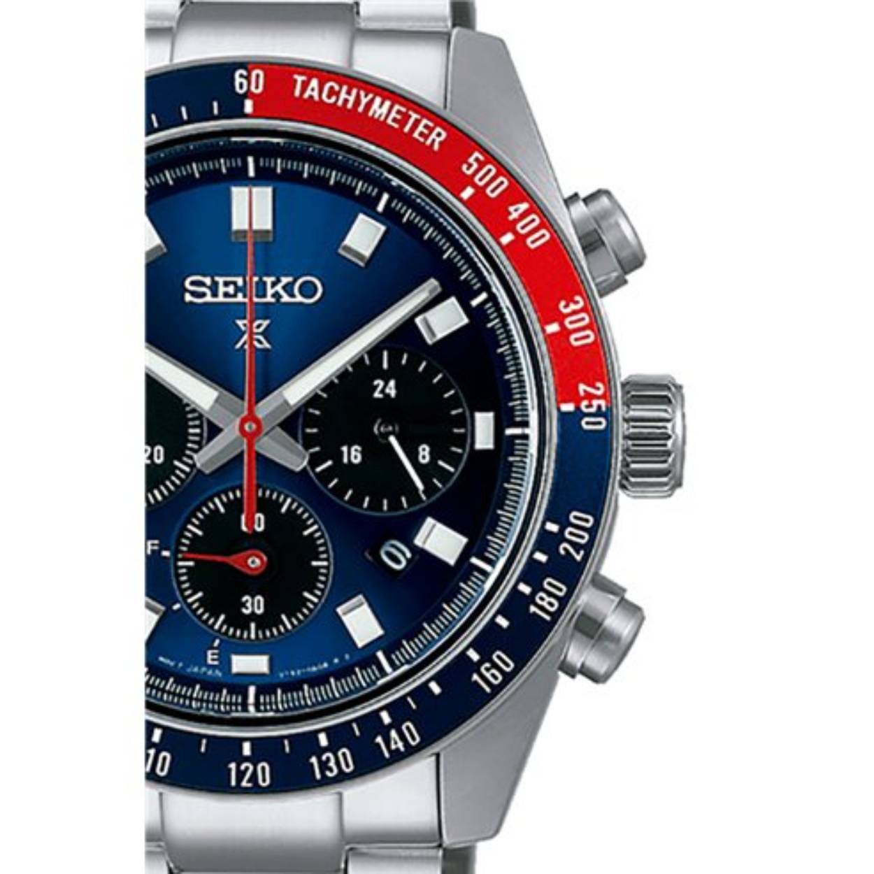 Deze solar chronograaf horloges erft de iconische ontwerpen en stijlen van de Speedtimer serie uit de jaren 60-70.
Alle horloges worden aangedreven door Seiko's zonnekaliber V192, dat een chronograaf van 60 minuten heeft, een 24-uurs sub-wijzerplaat en een gangreserve-indicator die met een druk op de knop wordt weergegeven.