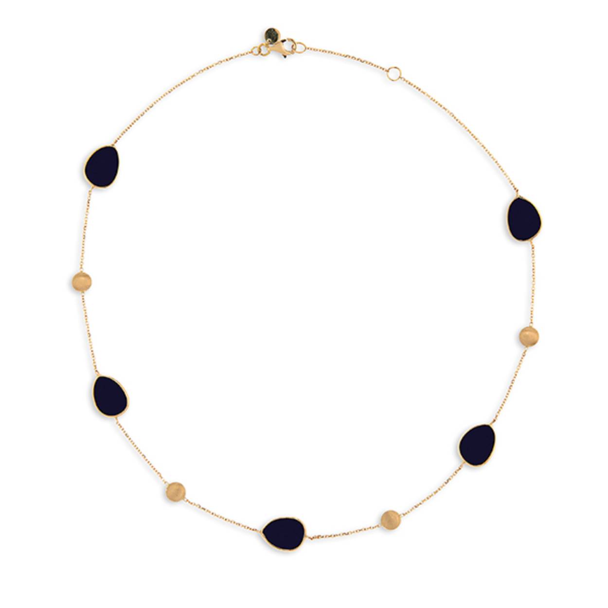 Italo Bottene gouden collier met edelsteen 
