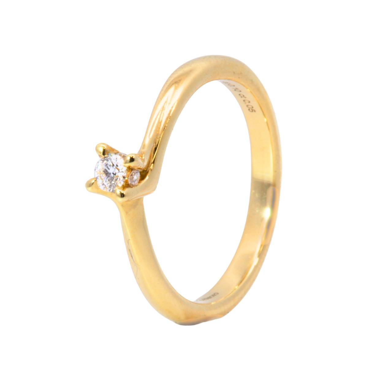 Giorgio Visconti ring geelgoud 4gr.