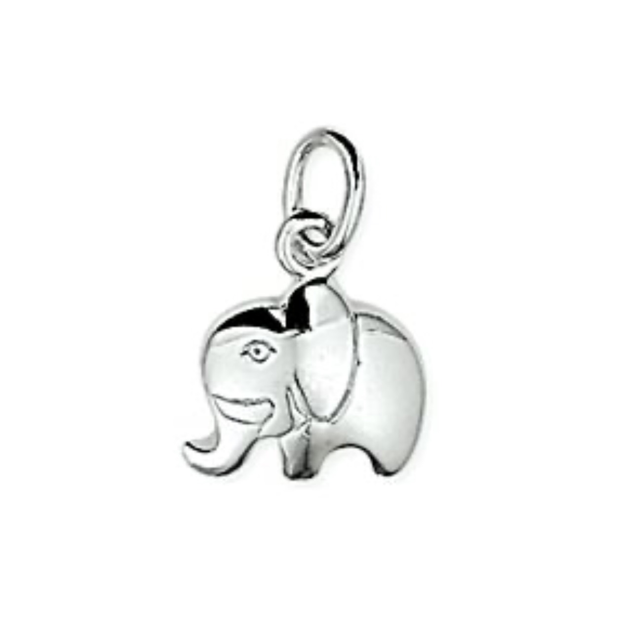 Zilveren bedel Olifant