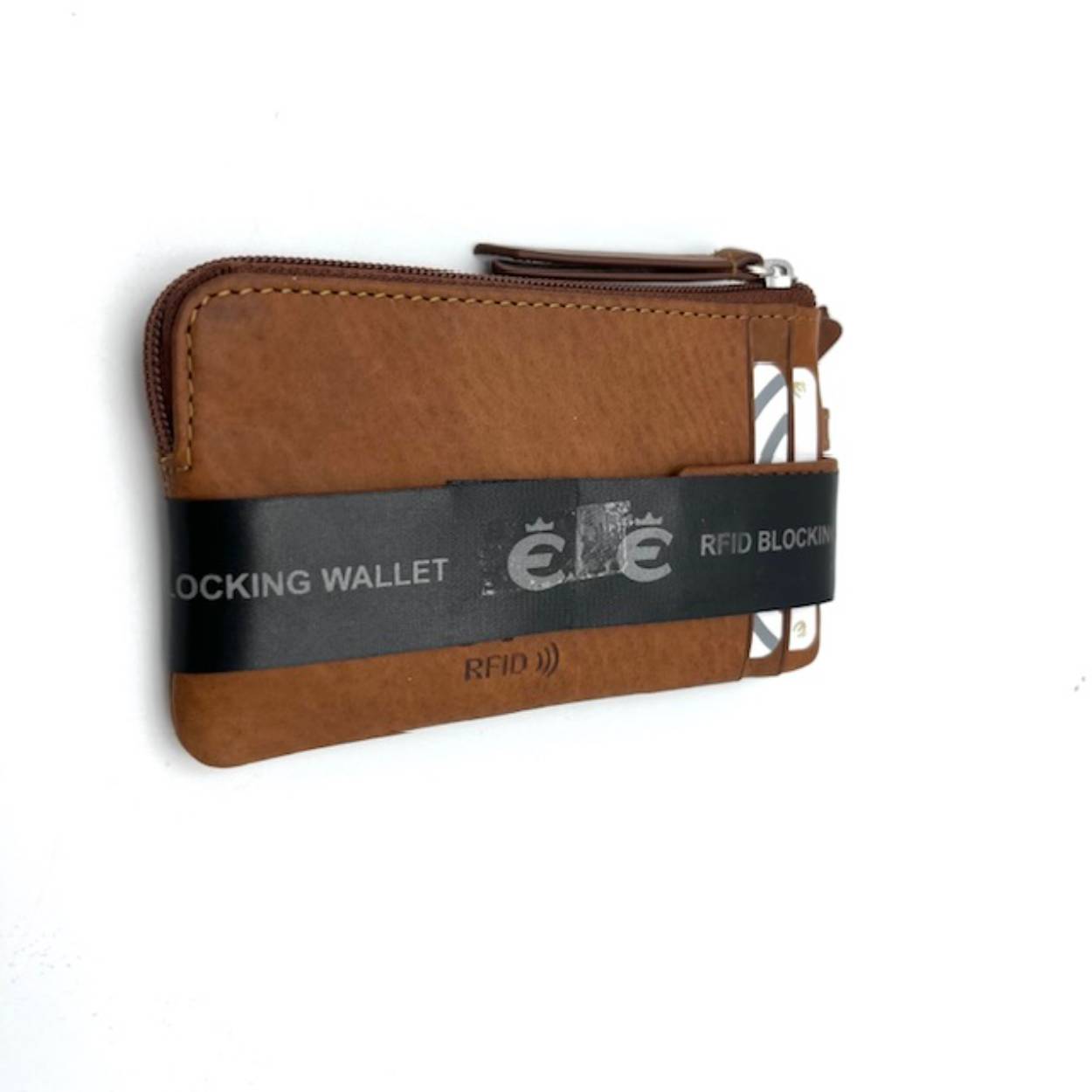 Mini portemonnee en sleuteletui in een.

2 ringen
2 pasjes
ritsvakje

Afmetingen:
Hoogte 7cm x breed 13cm x 0.5cm diep