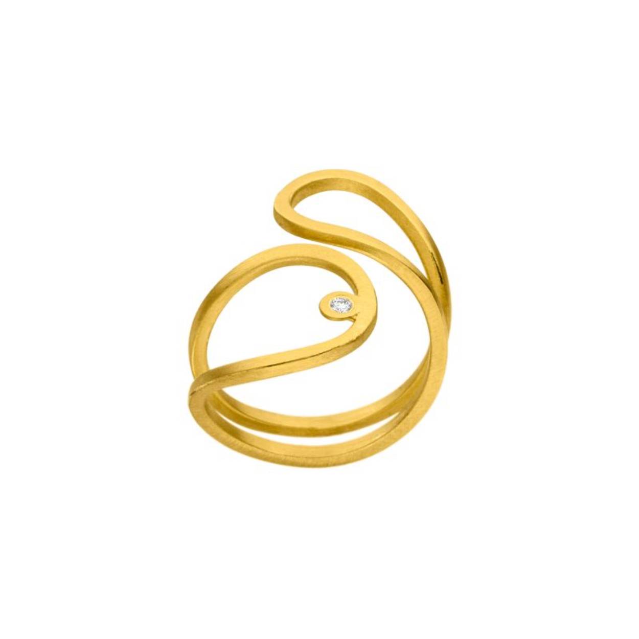 Ring goud 0.02crt VS TW