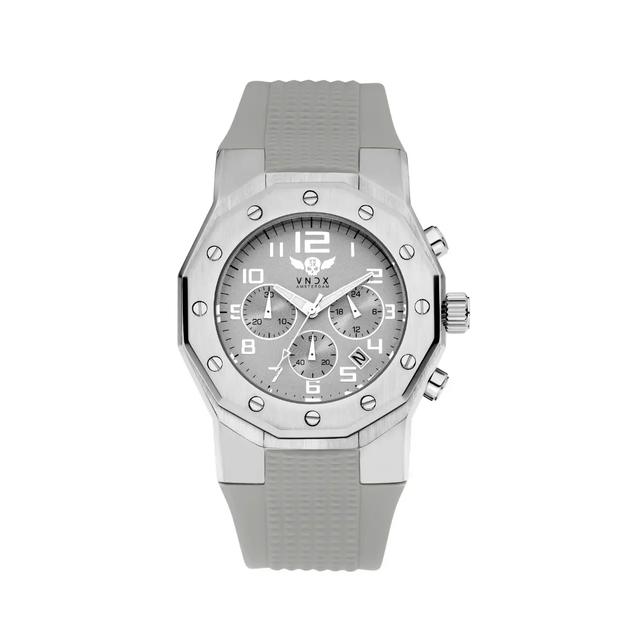 Nieuw in de collectie: IBIZA REBEL 

Een stoer horloge voor hem en haar, uitgevoerd met een mat geborstelde stalen kast, gecombineerd met de flexibele en comfortabele grijze siliconen band.

Voorzien van een multifunctionele chronograaf en datumaanduiding, 

Ibiza Rebel; een uniek en stoer horloge voor jezelf, of om cadeau te doen. 

VNDX Amsterdam. Never too late!