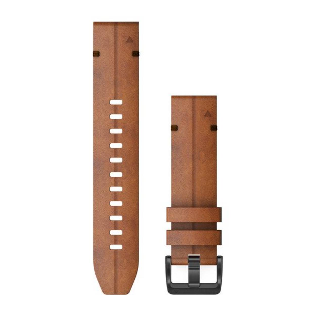 Garmin QuickFit® 22mm horlogeband Chestnut leather.
Artikelnummer: 010-12863-05

U kunt de verwisselbare bandjes voor uw compatibele horloge eenvoudig wisselen en vastklikken. Kies voor leer, metaal of siliconen om de look van uw horloge in een flits te veranderen. Eenvoudig te wisselen en altijd stevig. Geen hulpmiddelen vereist.