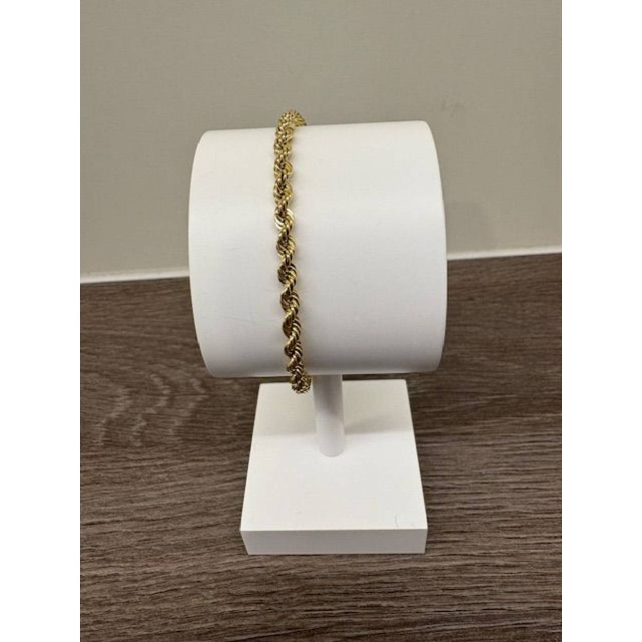 Gouden koordarmband 3.8 mm