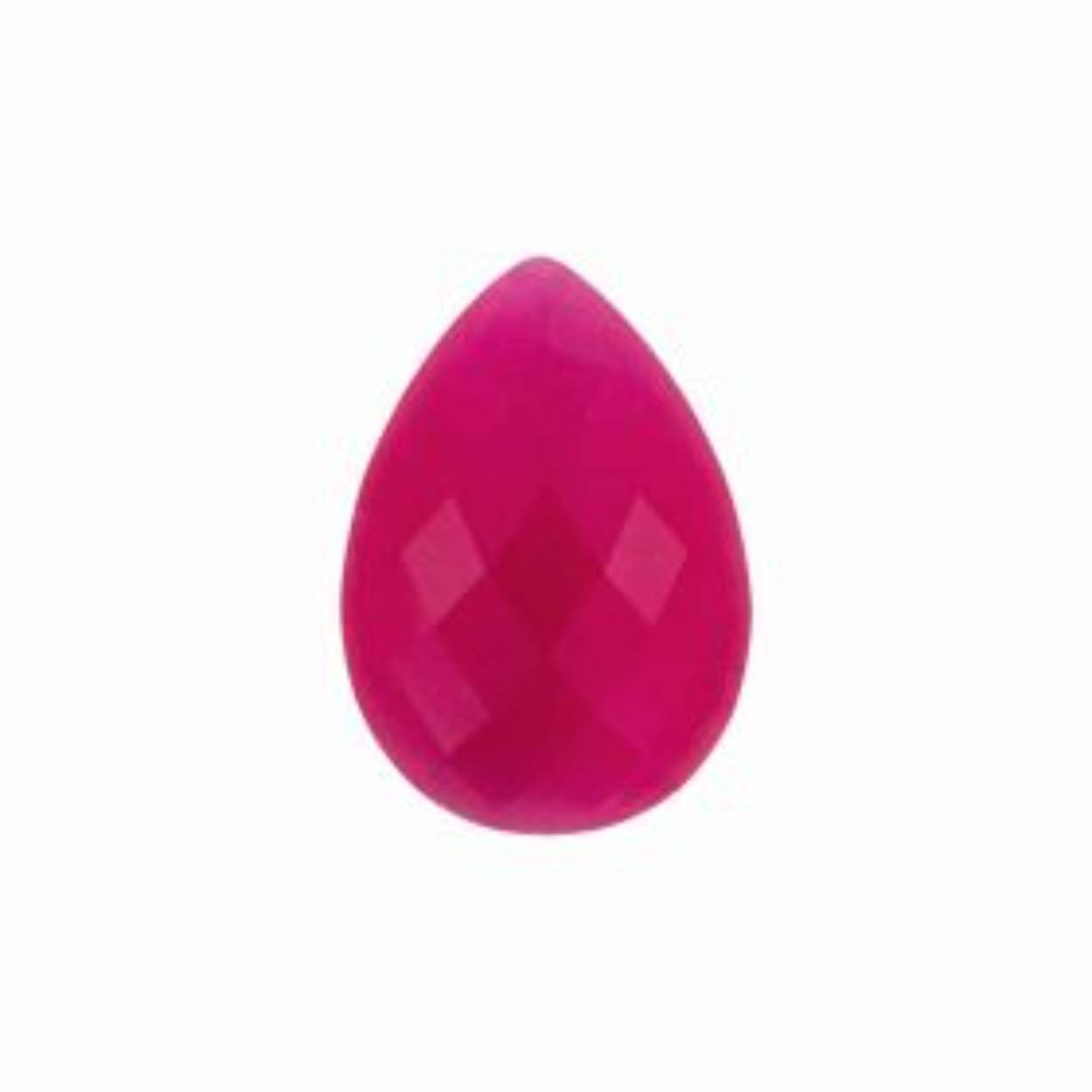 MY iMenso Cat's Eye "fuchsia" faceted Goccia 25mm insignia (glass composite)