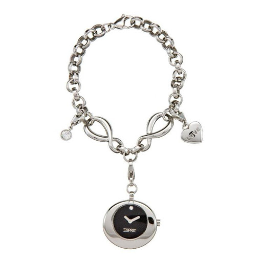 ESPRIT stalen hanghorloge 
(CHARM SILVER BLACK)