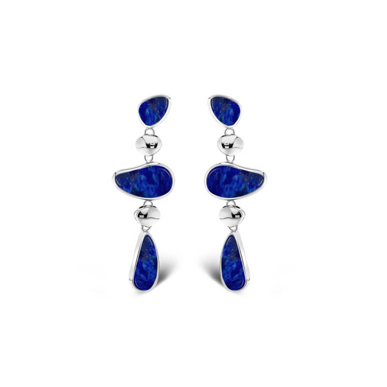 MY iMenso Eterno "Callisto lapis" earrings (925/rhod-plated)