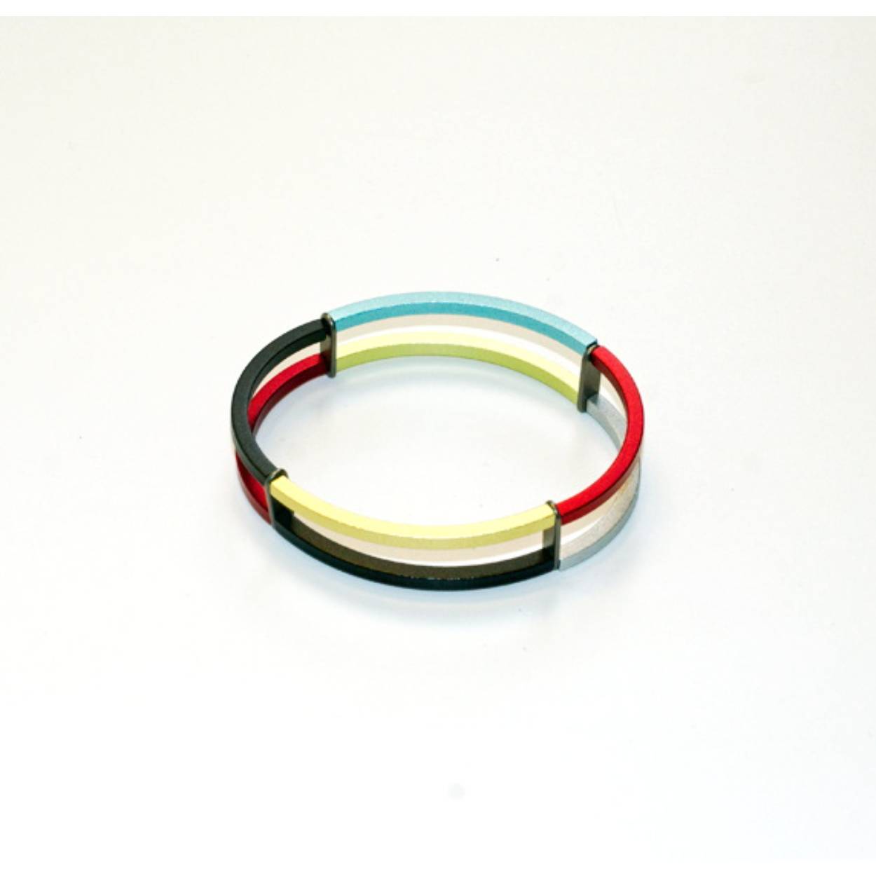 step by step armband Multi color