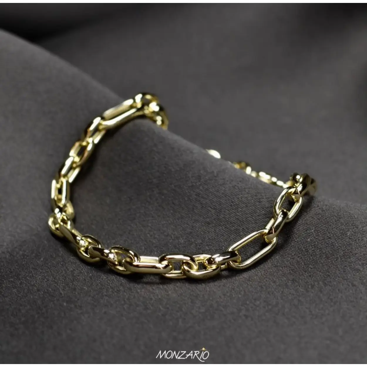 Geelgouden armband (14krt) 21cm