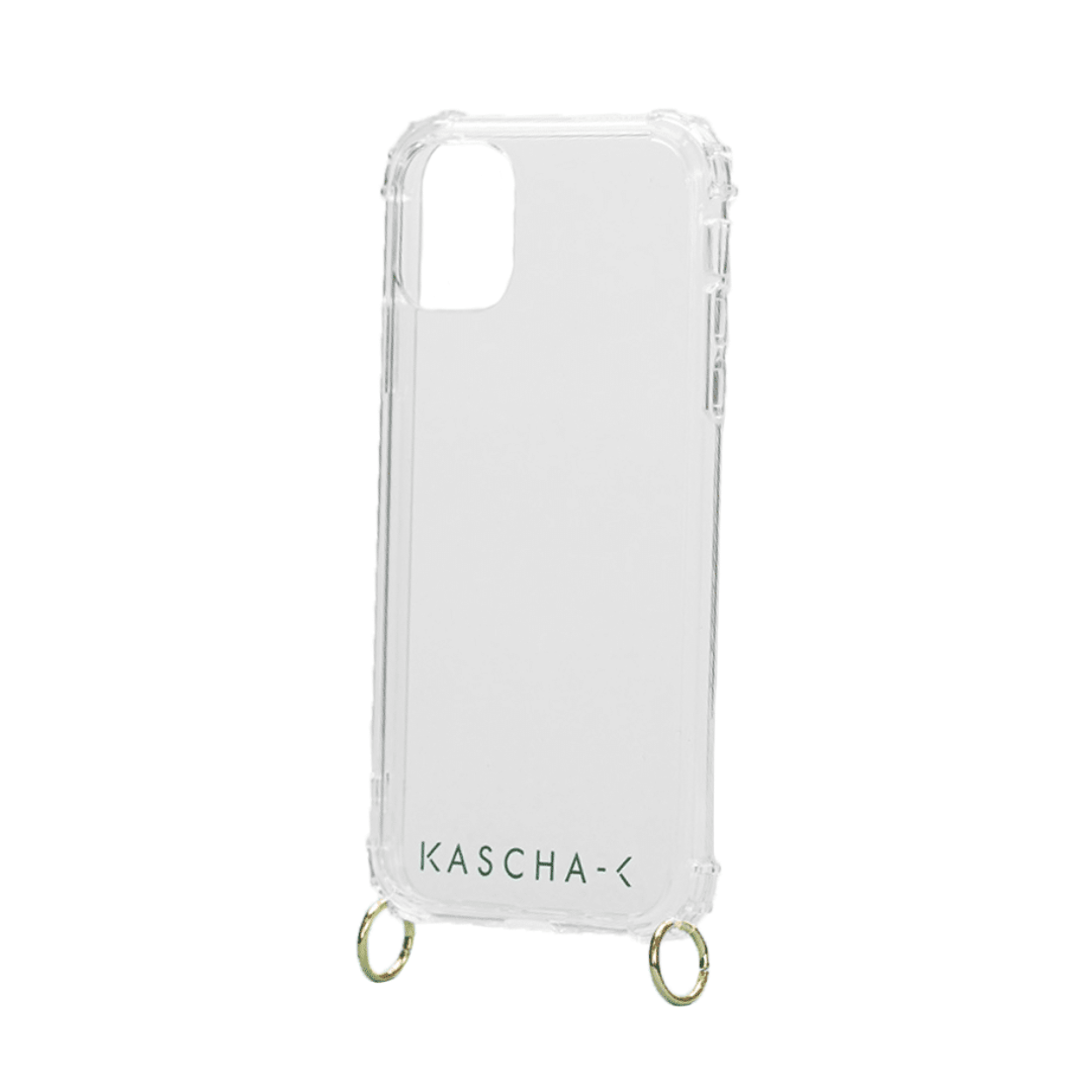 Opzoek naar de perfecte combinatie van functionaliteit en stijl? Met de Essential Cover bevestig je gemakkelijk ieder phone cord aan je telefoon. Deze bestseller is een echte Kascha-C basic! Bij deze transparante cover heb je de keuze voor goud- of zilverkleurige ringen. De Essential Cover is daarbij beschikbaar voor diverse iPhone en Samsung telefoontypes.

Let op dit is een cover zonder cord. Je maakt je cover af met een van onze stijlvolle cords