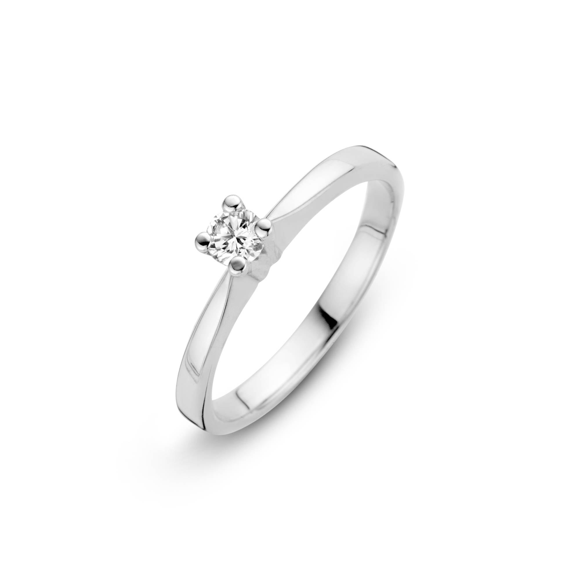 Wt.gd.Diamonde damesring Eternal met 0.09 ct. briljant