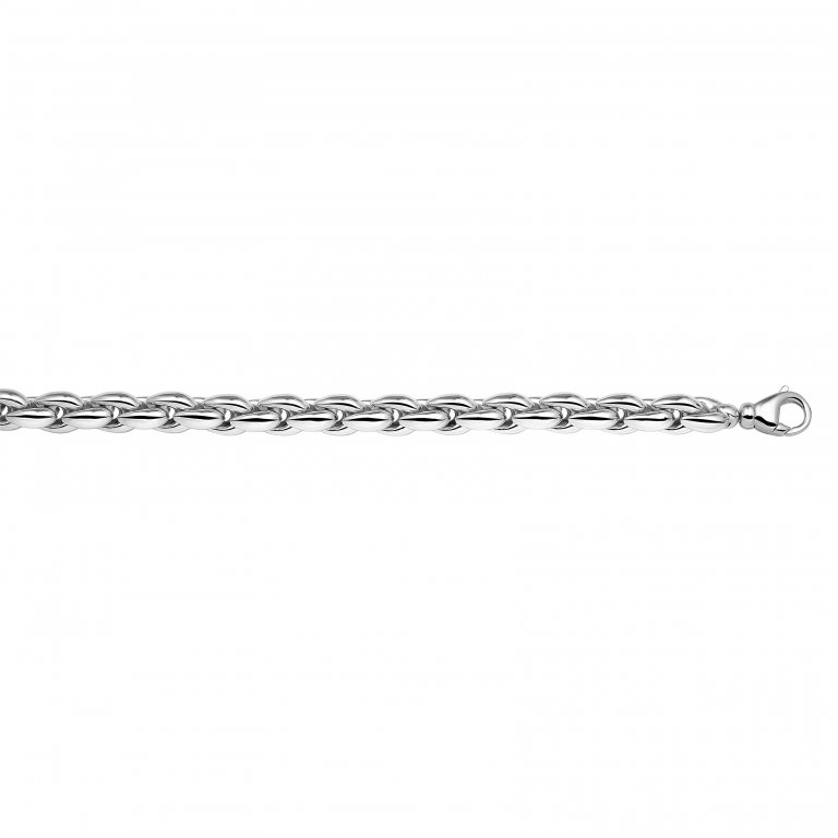 
Monzario zilveren armband met hoefijzer schakel