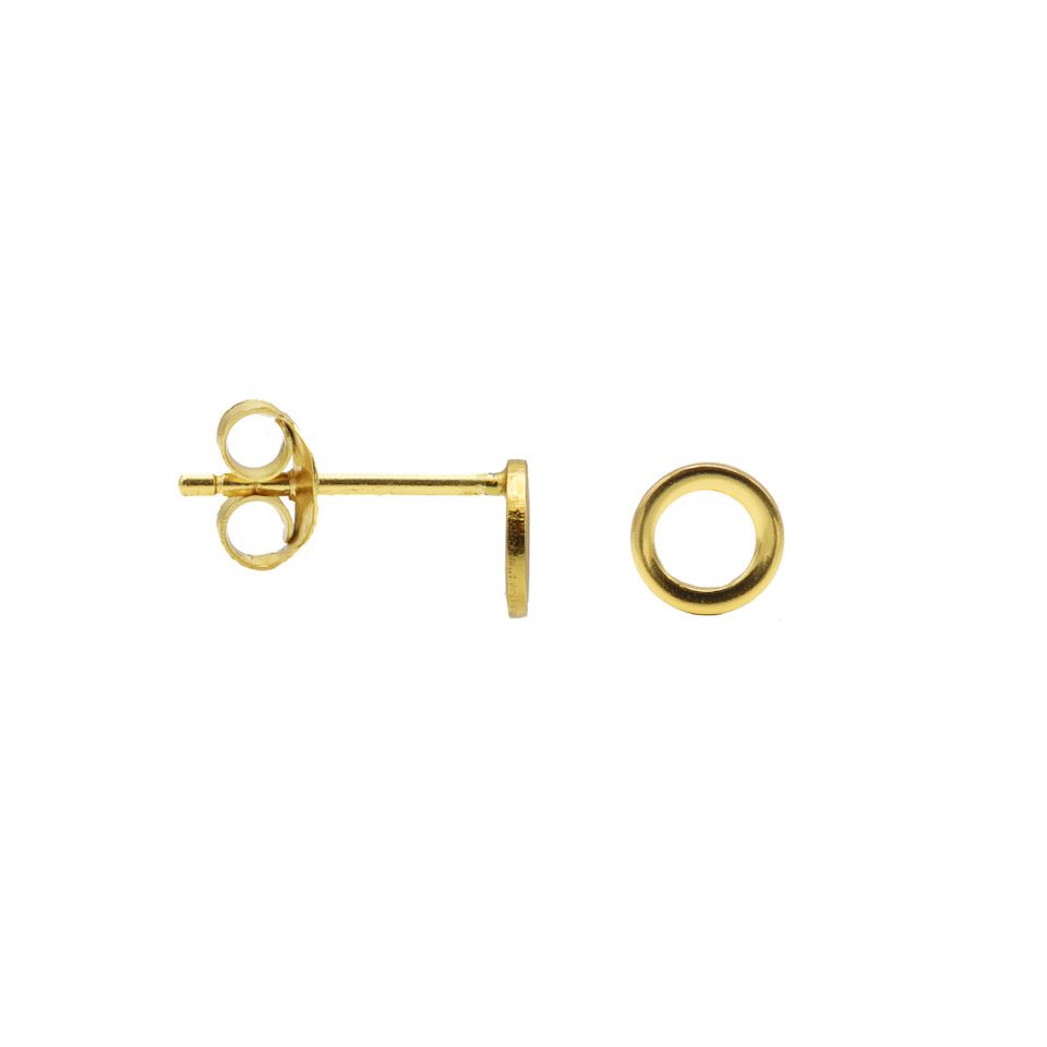 Karma Symbols Open Circle Goldplated