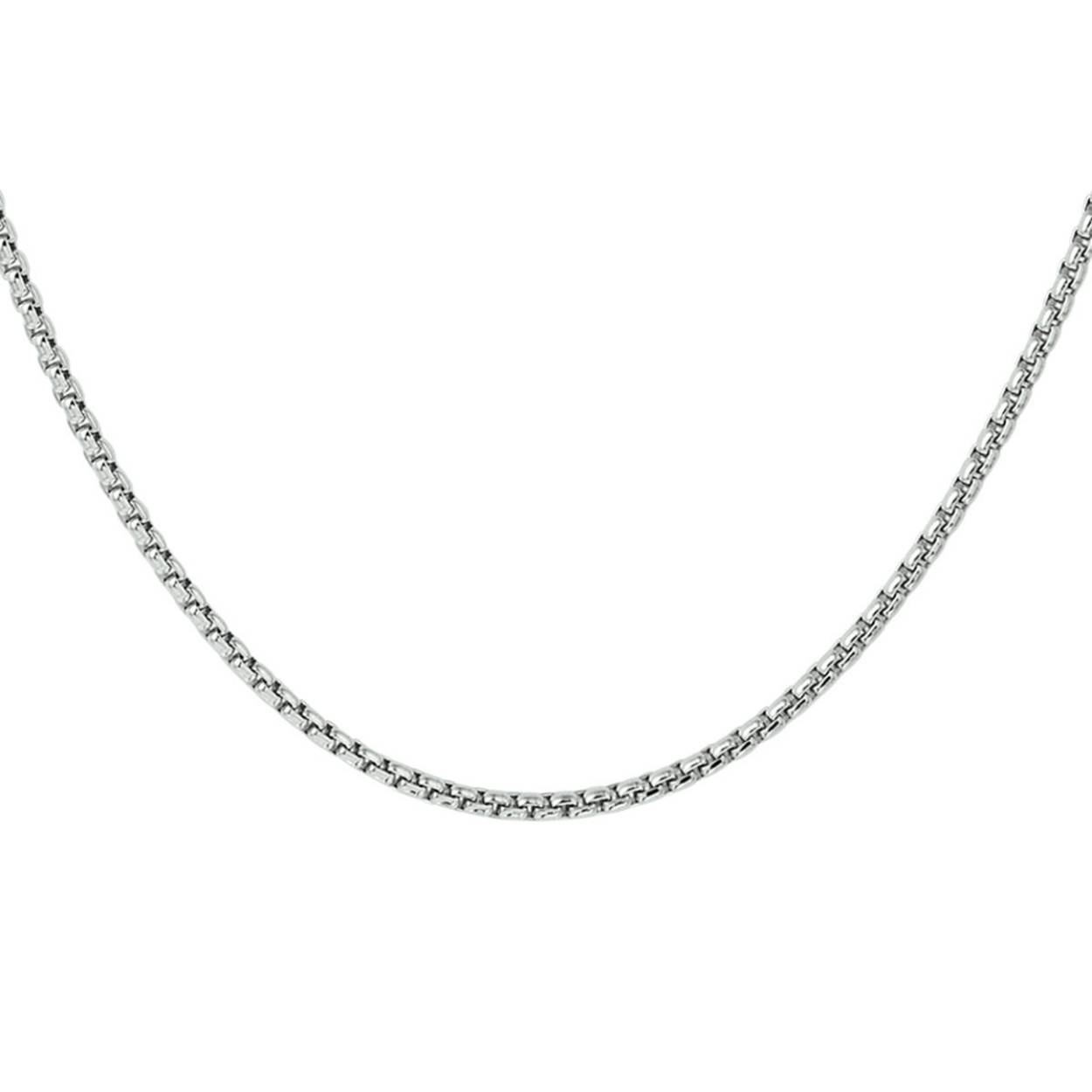 Zilver collier rond venetiaan