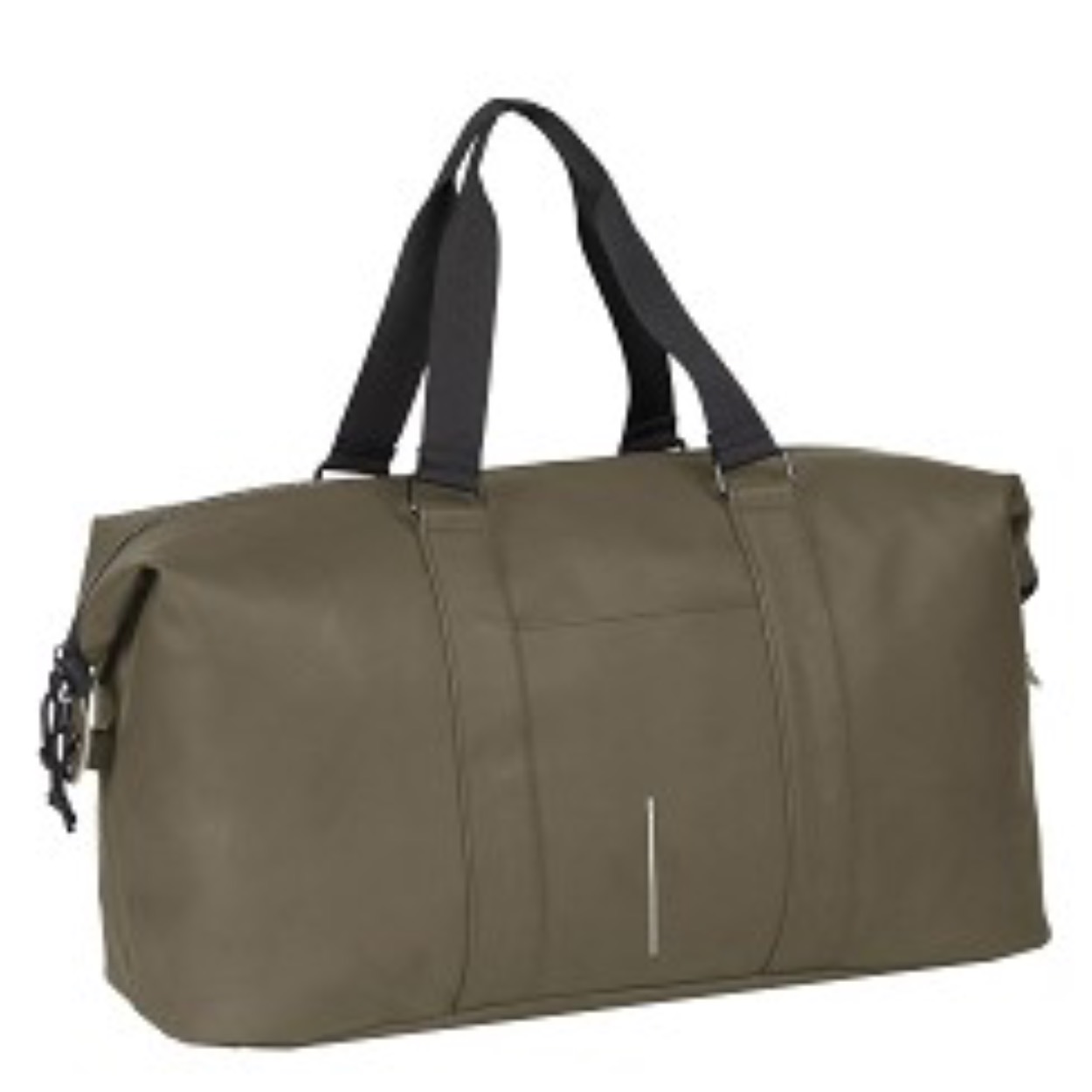 Soepele reistas welke voor diverse doelen is geschikt. Gewoon een weekendje weg, naar de sauna of sportschool. Deze weekender is een prettige reisgenoot.

Maat
54x20x36cm
Materiaal
100% PU

