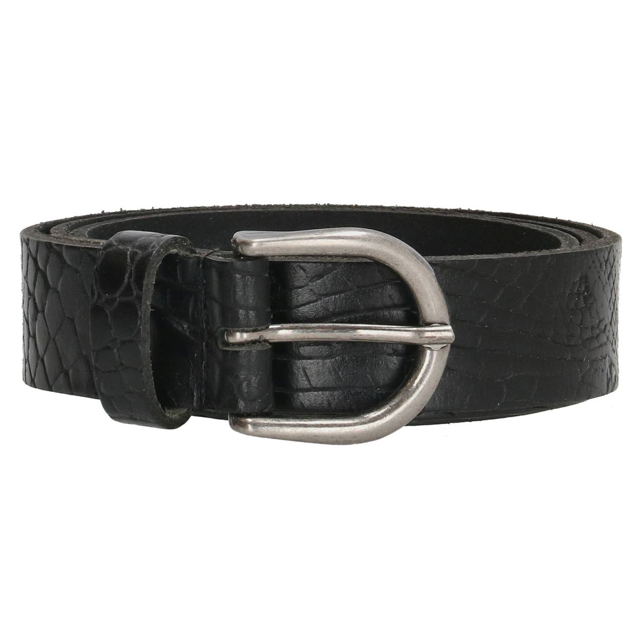 De Hide & Stitches El Paso riem - 001 zwart is een stijlvolle accessoire gemaakt van hoogwaardig leer. De riem heeft een lengte van 85 cm en is voorzien van een klassieke zwarte kleur. De riem kan gedragen worden in de taille of op de heupen voor een trendy look. Combineer deze riem met je favoriete jeans of jurk voor een moeiteloos chique uitstraling.