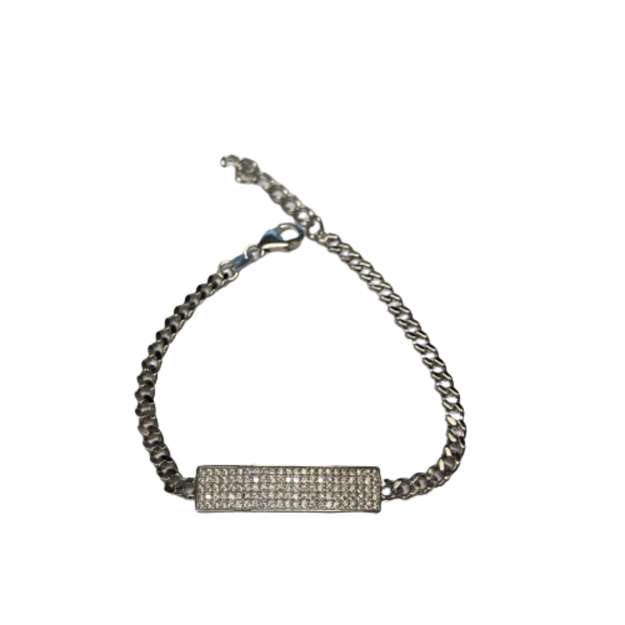 My iMenso rectangle bracelet white  zirkonia.