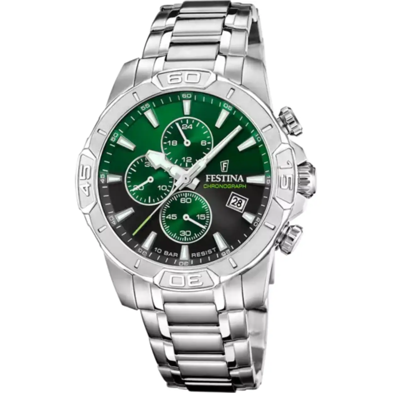 Festina heren horloge F20704/5 met een 316l roestvrij staal kast en een mineraal glas met een 316l roestvrij staal band/armband.

Festina horloges zijn de perfecte mix van elegantie en functionaliteit.Festina biedt een herkenbaar design, constante technologische evoluties en en een perfecte prijs/kwaliteit garantie.