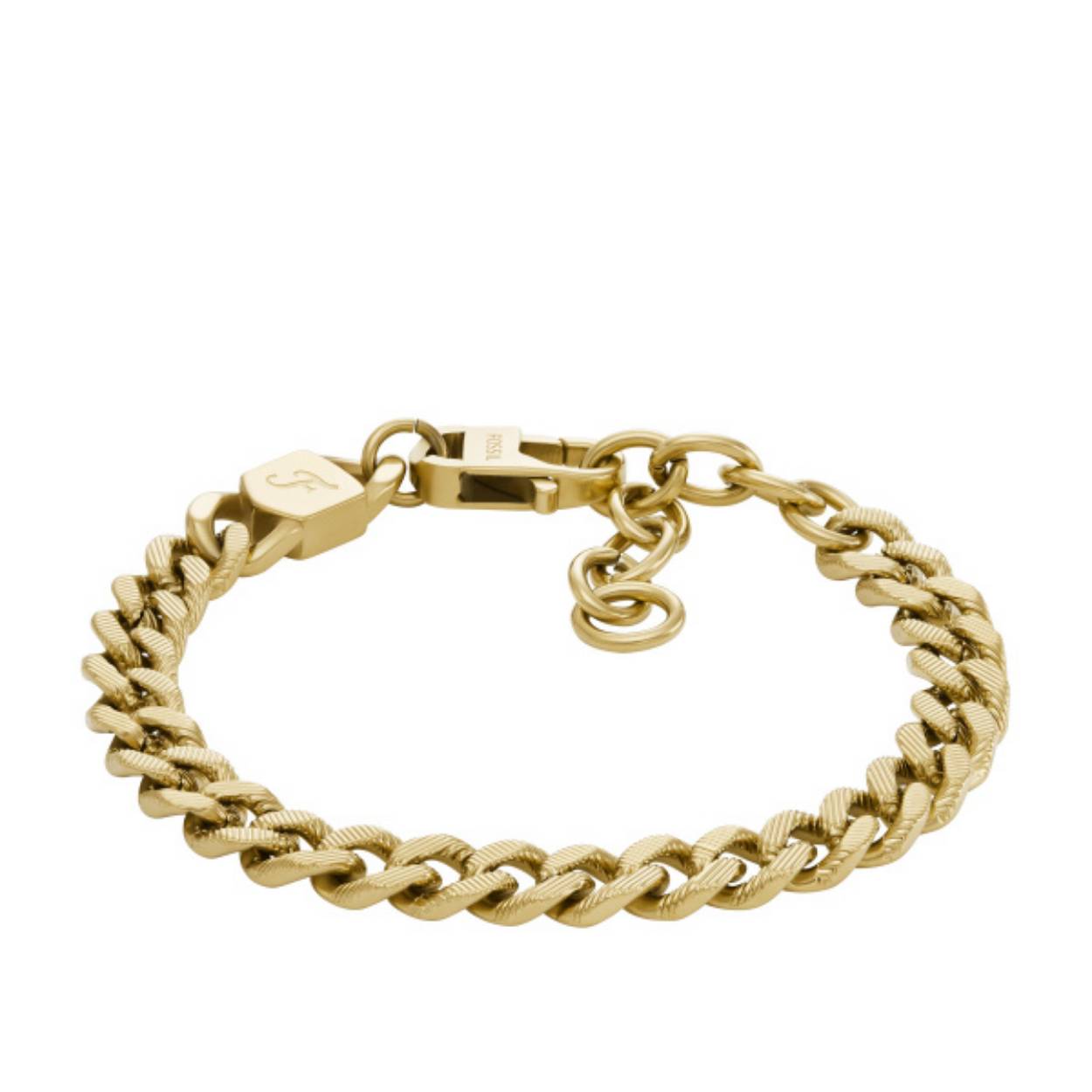 Fossil goudkleurige edelstalen armband gourmet schakel.

De sieraden van fossil worden gemaakt van de beste materialen. Zo is dit sieraad gemaakt van rvs en heeft het een mooie goud kleur. Dit sieraad is geschikt voor elke gelegenheid, zowel casual overdag of chique in de avond. En houd je van mixen en matchen? De meeste sieraden zijn ook verkrijgbaar in setjes.
