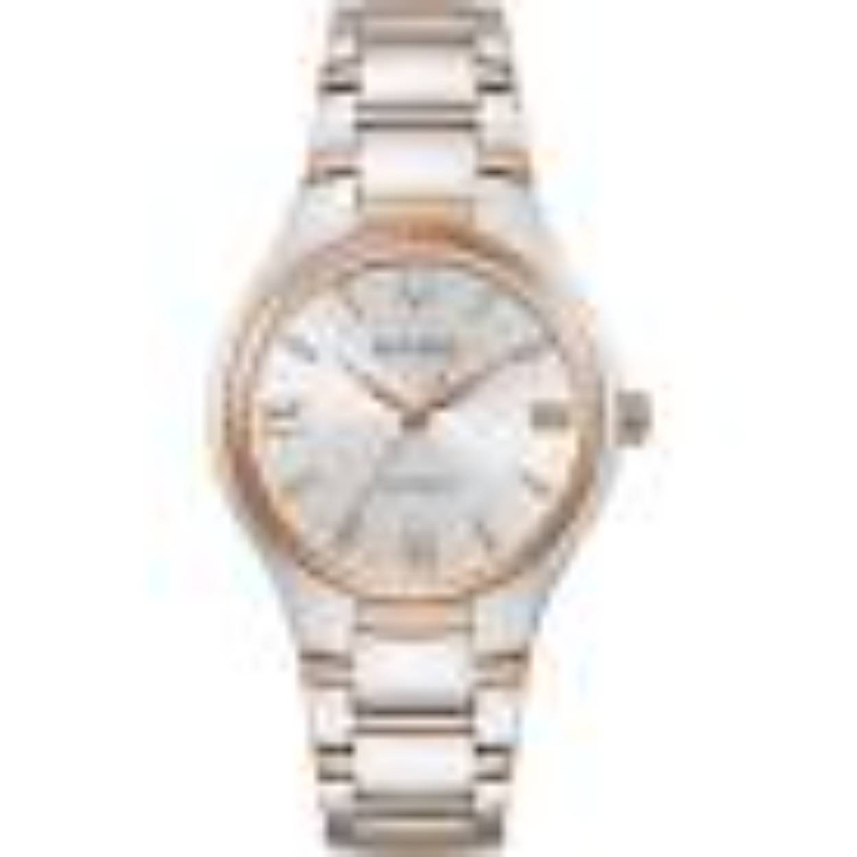 bulova bicolor dames horloge
