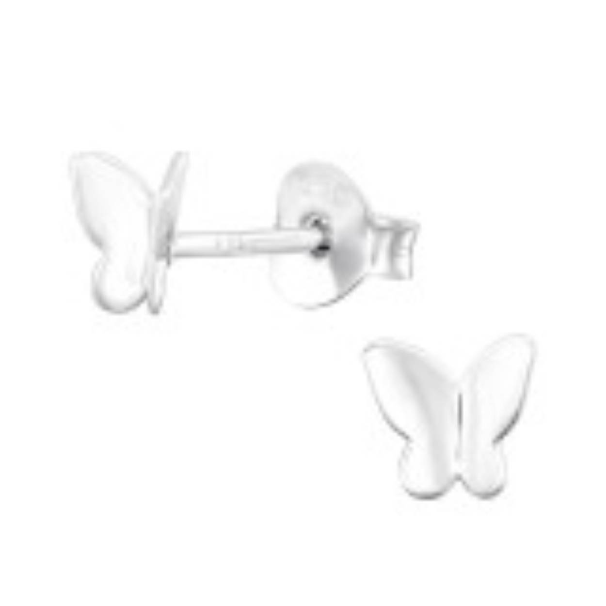 Zilveren oorstekers Vlinders | PCJW45566
