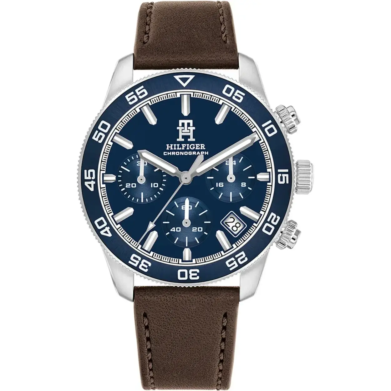 Tommy Hilfiger TH1792163 Horloge Heren Bruin Chronograaf 41mm