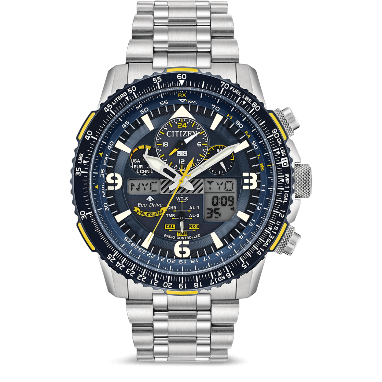 Citizen - Promaster Skyhawk Special Edition Blue Angles Cal. U680 Saffierglas. 200m WR