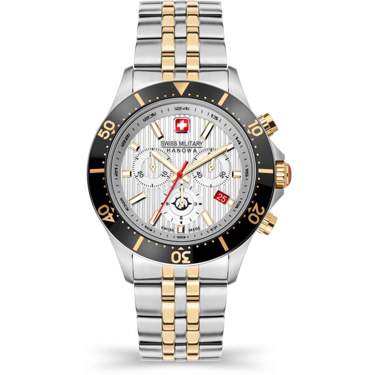 bi-color heren horloge