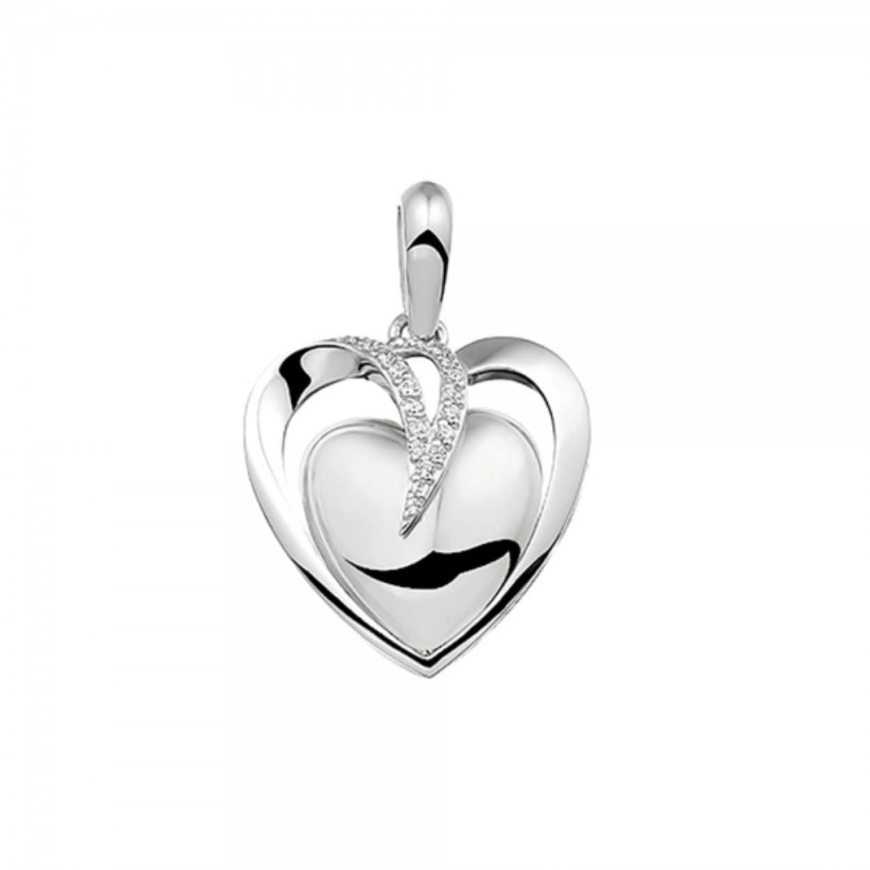 Zilveren ashanger hart See You SEE-110S